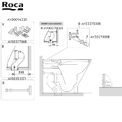 ROCA AV0007700R KIT PIPE COUDÉE S/DUAL EXCENTRÉ 60 MM.