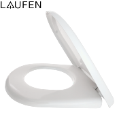 LAUFEN PRO H8939580000001 Abattant WC frein de chute, Blanc, déclipsable.