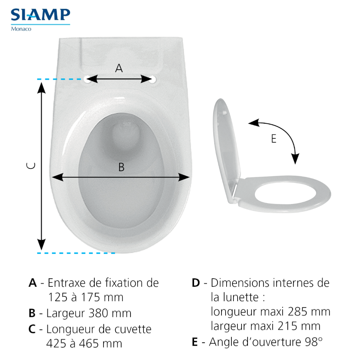 Abattant WC Vallauris Premium - Abattants PLastique