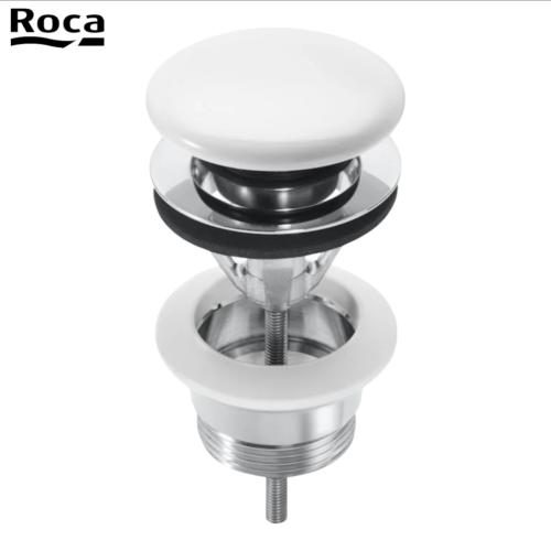 ROCA A505401100 Vidage click-clack universel en porcelaine vitrifiée ø 65 mm.