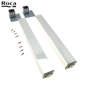 ROCA A816413001 VICTORIA - UNIK Jeu de 2 pieds chromés, 300 mm.