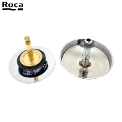 ROCA A505000700 BECOOL - BOUTON DE COMMANDE + CLAPET VIDAGE BALNÉO, CHROMÉ.