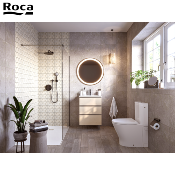 ROCA A34T0N2000 THE GAP/D-TRIT - Pack WC avec Broyeur intégré (400W) dans le pied de la cuvette