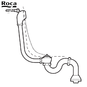 ROCA A506403400 ATHICA - NEWCAST - CARMEN - VIDAGE BAIGNOIRE.