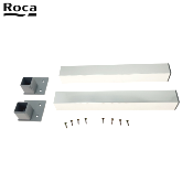 ROCA A816413001 VICTORIA - UNIK Jeu de 2 pieds chromés, 300 mm.