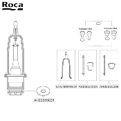 ROCA A822502200 Mécanisme de chasse Intérrompable universel.