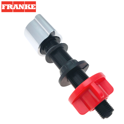 FRANKE 483952 - 133.0171.312 - Bouton rotatif rond, chromé, pour trou diamètre 18/22 mm.