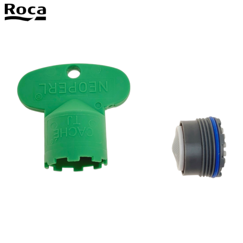 ROCA AG0130207R AÉRATEUR CACHÉ M18,5X1 - LIMITÉ 1,14 LITRES/MINUTE AVEC CLÉ.