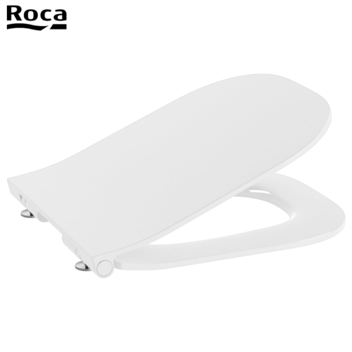 ROCA A801732001 THE GAP SQUARE COMPACT - Abattant double slim frein de chute en Urea déclipsable.