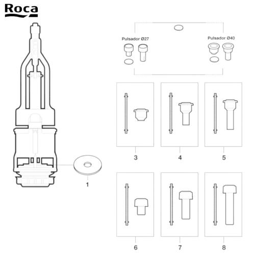 Roca Ah R Joint Pour M Canisme X Mm